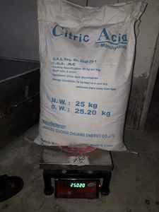 Ácido Cítrico Monohidratado (ACM) Grado Alimenticio 99.5% de Pureza en Polvo Sabor Natural CAS 77-92-9 CA-MONO-FG China 25kg/saco Bebidas - Product Image 6