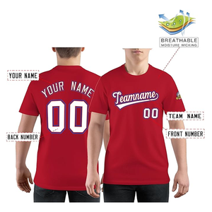 เสื้อยืดคอกลมผ้าฝ้ายสำหรับผู้ชายเสื้อยืดพอดีไหล่ตกแห้งเร็ว - Product Image 3