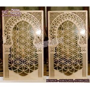 Paneles Metálicos Decorativos con Corte Láser de Estilo Marroquí Moderno para Bodas Musulmanas, Sudáfrica, Australia, EE. UU. - Product Image 1