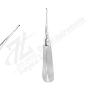 Elevador de raíz Dental 2,5mm curvo alemán de alta calidad de acero inoxidable elevador de extracción Dental fabricante de dientes Pakistán - Product Image 1