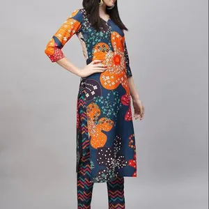 New Arrival Women Ethnic Clothing all over printed Kurta Set Available at Wholesale Price