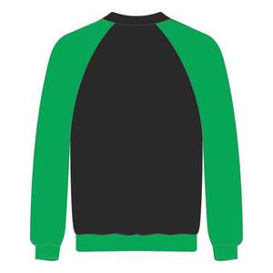 Sudadera de Manga Raglán Negra con Bordado Chenille de la Hermandad Griega Divine Nine, Ropa Personalizada para Estudiantes de HBCU - Product Image 3