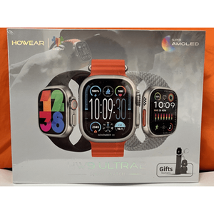 สมาร์ทวอทช์ HW9 Ultra 2 หน้าจอสัมผัสขนาดใหญ่ เครื่องติดตามการออกกำลังกาย พร้อมเข็มทิศ ช่องใส่ซิมการ์ด สมาร์ทวอทช์เพื่อสุขภาพ ระบบแอนดรอยด์  พร้อมกล่องหูฟังแม่เหล็ก - Product Image 1