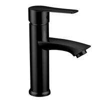 Robinet de lavabo économique en acier inoxydable, vente chaude, directement de l'usine, filtre, lavabo, robinet de salle de bain, robinet de lavabo chaud et froid