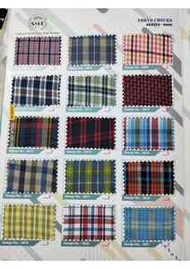 ผ้าโพลีคอตตอนลายตารางผ้าพอปลิน | เสื้อยูนิฟอร์มนักเรียน - Product Image 5