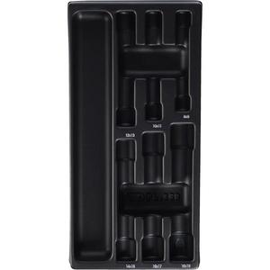 Jeu de clés à douille double embout Facom MOD.97, boîtes à outils, plateau en plastique vide - Product Image 1
