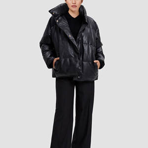 Veste matelassée en tricot entièrement personnalisée, neuve, respirante, à capuche, pour femmes, hiver, 100% polyester, service OEM - Product Image 1