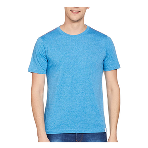 Camiseta Lisa para hombre al por mayor, ropa informal de algodón y poliéster, Camiseta básica de manga corta con logotipo personalizado, camisetas en blanco OEM para deportes de gimnasio - Product Image 6