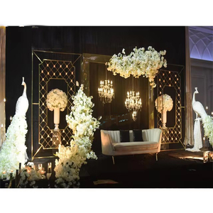 Vela de flores para escenario de boda, paredes traseras, impresionante vela de boda, telón de fondo, pared de vela inglesa de moda para decoración de boda, EE. UU. - Product Image 4