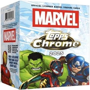 กล่องการ์ดคุณภาพสูง 2025 ท็อปส์ มาร์เวล โครม บลาสเตอร์ (กล่อง 7 แพ็ค) - Product Image 1