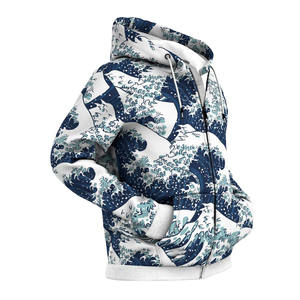 Sweat à capuche pour homme de qualité supérieure, créez votre propre style streetwear avec un motif brodé 3D, technique de sublimation, sweat à capuche à fermeture éclair - Product Image 4