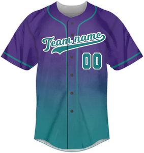 Maillots de baseball OEM personnalisés brodés chemise de sport en polyester à boutons complets ensemble uniforme de baseball pour jeunes respirant - Product Image 1