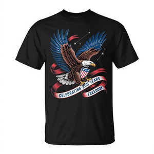 T-shirt per il 250° Anniversario degli Stati Uniti d'America - Articoli Promozionali per il 250° Anniversario dell'America - Product Image 2