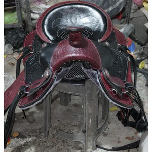 สำหรับการแสดงอานม้าหนังเทียมตะวันตกที่มีมือลอนดอนในดอลลาร์65บัตรเครดิตได้รับการยอมรับขนาด14 15 16 17 18 - Product Image 5