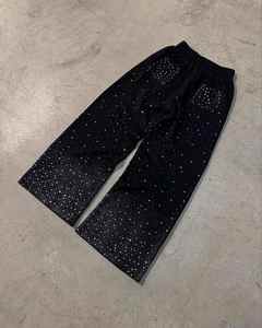 Pantalones Deportivos Extra Grandes de Estilo Holgado con Lavado Ácido Personalizado, 380 Gsm, Lisos, Personalizados, de Pierna Ancha para Hombre - Product Image 5