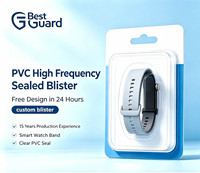 Custom Blister PVC High Frequency Sealed Blister Pack With Paper Card For Smart Watch Band Accessories Retail Display Packaging