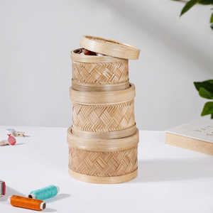 Coffret cadeau de bougies pour fête de mariage, événement, promotion, boîtes en bambou faites à la main avec logo personnalisé - Product Image 2