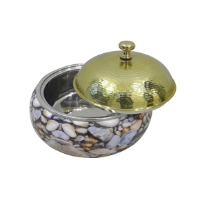 Autocollant pour plat de service de cuisine, finition autocollante, avec couvercle plaqué argent, pour table à manger - Product Image 3