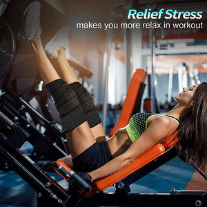 Haltérophilie Genouillères Puissance Levage Réglable Gym Respirant Élastique Soutien Flexible Genouillère Wraps pour Coude Genou - Product Image 6