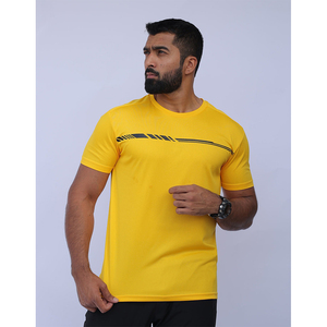 Nuevo diseño Elastic Fit Gym Wear Poliéster Gym Wear Camisetas Entrenamiento Nylon Spandex Tops Hombres Camiseta transpirable - Product Image 3