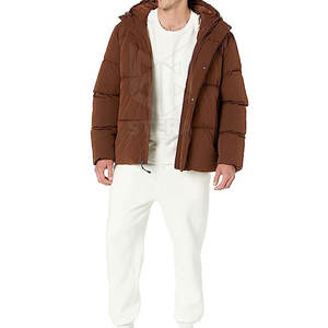 เสื้อแจ็คเก็ตพัฟเฟอร์แบบมีฮู้ดสำหรับผู้ชายไซส์พลัส ปี 2025 ดีไซน์คอตั้งสวมใส่สบาย ผลิตจากไนลอน/โพลีเอสเตอร์ ผลิตในประเทศปากีสถาน - Product Image 6