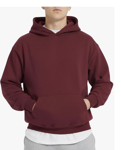 Sudadera con Capucha para Hombre, Logotipo Personalizado, Venta al por Mayor Directa de Fábrica en Bangladesh, Tela Lisa Teñida, Ropa Masculina, Sudadera Deportiva - Product Image 2