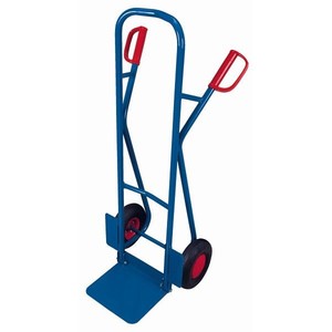 Chariot manuel Variofit, pelle pliante en acier, capacité de 250 kg, dimensions 320 x 255 mm, usage industriel - Product Image 1