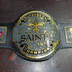 Ceinture de championnat de lutte poids lourd personnalisée de qualité supérieure 8mm d'épaisseur bracelet en cuir véritable souple Arts martiaux personnalisés durables - Product Image 1