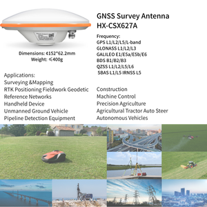 Harxon HX-CSX627A 고정밀 충격 방지 IP67 등급 GNSS 안테나 경량 <span class=keywords><strong>GPS</strong></span>/GNSS 측량 및 매핑 안테나 - Product Image 4