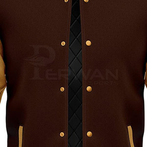 Men's Premium Quality Letterman Varsity Jacket with Customized Logo Breathable & Quick Dry Winter Fashion Clothing - Product Image 3