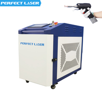 Nouvelle conception de soudeuse laser 2KW, machine de soudage laser à fibre CNC portative et équipement de nettoyage et de découpe au laser 3 en 1 pour le métal