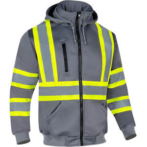 เสื้อฮู้ดกันน้ำสะท้อนแสงสำหรับผู้ชายเสื้อนอกเอวสูงน้ำหนักเบาเพื่อความปลอดภัยในไซต์งาน - Product Image 2