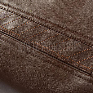 2024 Veste en cuir de bonne qualité pour hommes Couleur personnalisée 100% Veste en cuir pour hommes pour la vente en ligne - Product Image 3