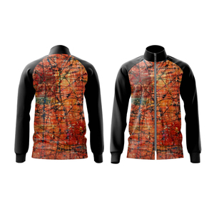 <b>Men</b> Customized Logo Sublimation Canvas Windbreaker <b>Jacket</b> Breathable Lightweight Quick Dry Training Outdoor <b>Half</b> <b>Zip</b> - Product Image 2