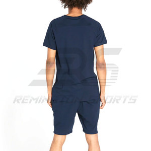 ชุดกางเกงขาสั้นและเสื้อเชิ้ตผ้าคอตตอนคู่สำหรับผู้ชายชุดเสื้อผ้าแบบสั้นสำหรับฤดูร้อน - Product Image 2