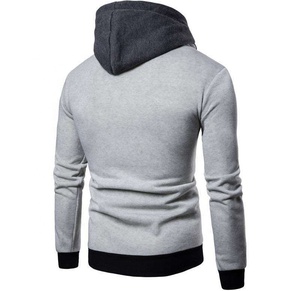 Nuevas sudaderas personalizadas de otoño e invierno ajustadas para hombre, suéteres de punto pesado, sudaderas con cremallera de manga larga - Product Image 2