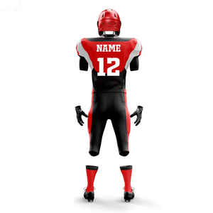 Uniformes de Fútbol Americano Personalizados de Alta Calidad, 100% Poliéster, Secado Rápido, Transpirables, Mangas Cortas, Diseño Sublimado de Verano - Product Image 1