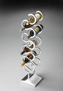 Porte-bouteille de vin en métal créatif porte-bouteille de vin unique en métal décoration de la maison printemps Tricycle Style support de vin - Product Image 4