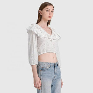 2025 été femmes Blouses décontracté col rabattu manches chauve-souris grande taille imperméable coupe-vent respirant Vintage couleur unie - Product Image 4