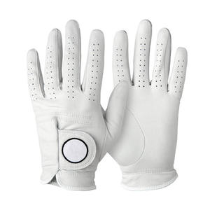 Gants de golf en cuir de cabretta en peau de mouton, confortables, imperméables, avec sangle de poignet réglable, durables, grandes tailles, pour hommes et unisexe - Product Image 1