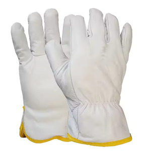 Gants de travail de sécurité en cuir de vachette bon marché Gants de travail pour l'industrie de la conduite et du jardinage - Product Image 2