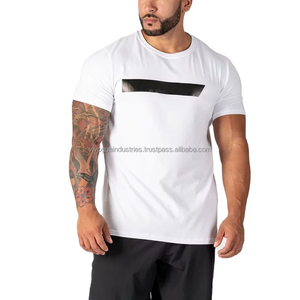 Sustainable Recycled Fabric Gym <b>Compression</b> <b>Shirt</b> Eco-Friendly Men Rash Guard Custom Print Breathable Workout Top Fitness <b>Shirts</b> - Product Image 3