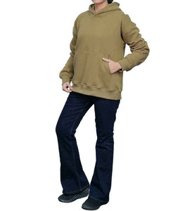 Sudadera con capucha de lana de algodón suave con logotipo personalizado de nuevo diseño para mujer, suéter personalizado de proveedor a granel, sudaderas para marcas y minoristas - Product Image 4