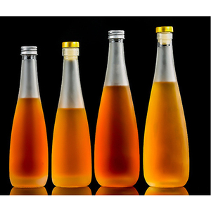 Botella de Vidrio Transparente de 330ml/500ml con Corcho, Ecológica, Esmerilada, para Vino Helado, Jugo de Frutas y Tequila - Product Image 4