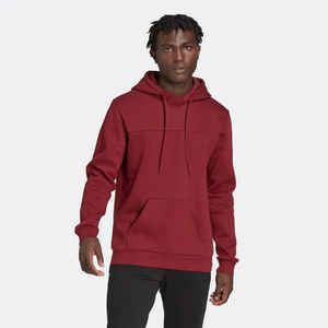 Sudadera con Capucha Personalizada con Logotipo, Lisa, de Algodón Grueso, Negra, Holgada, para Hombre, Ropa Urbana - Product Image 1