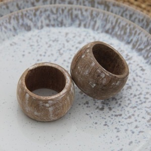 Luxury Simple Design Metal Napkin Rings Wood <b>Paper</b> Napkin Ring Holder Wedding Christmas Party <b>Kitchen</b> Table Restaurants - Product Image 6