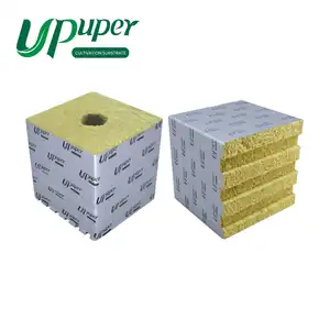 UPuper China Manufacturer Indoor Plants Rock Wool Block Hydroponics Growing Cubes 6x6
