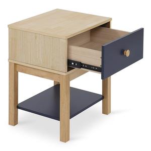 Kevin Simple minimaliste bleu naturel acajou Suar bois convertible extensible table de chevet Buffet armoire chambre meubles de maison - Product Image 4