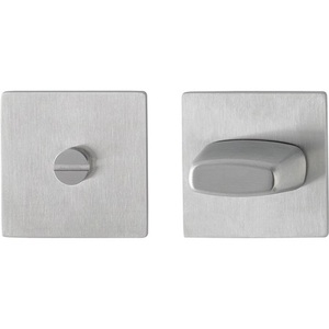 Paire de rosettes pour serrure E848NS en acier inoxydable F69, écusson de 2 mm d'épaisseur, SK/OL carré, accessoire HOPPE - Product Image 1