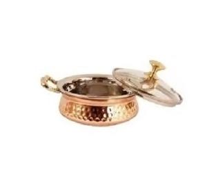 Fabricante de ollas de cobre de forma redonda, suministros de Hotel, calentador de alimentos, cazuelas de Metal, utensilios de cocina, accesorios de cocina - Product Image 2